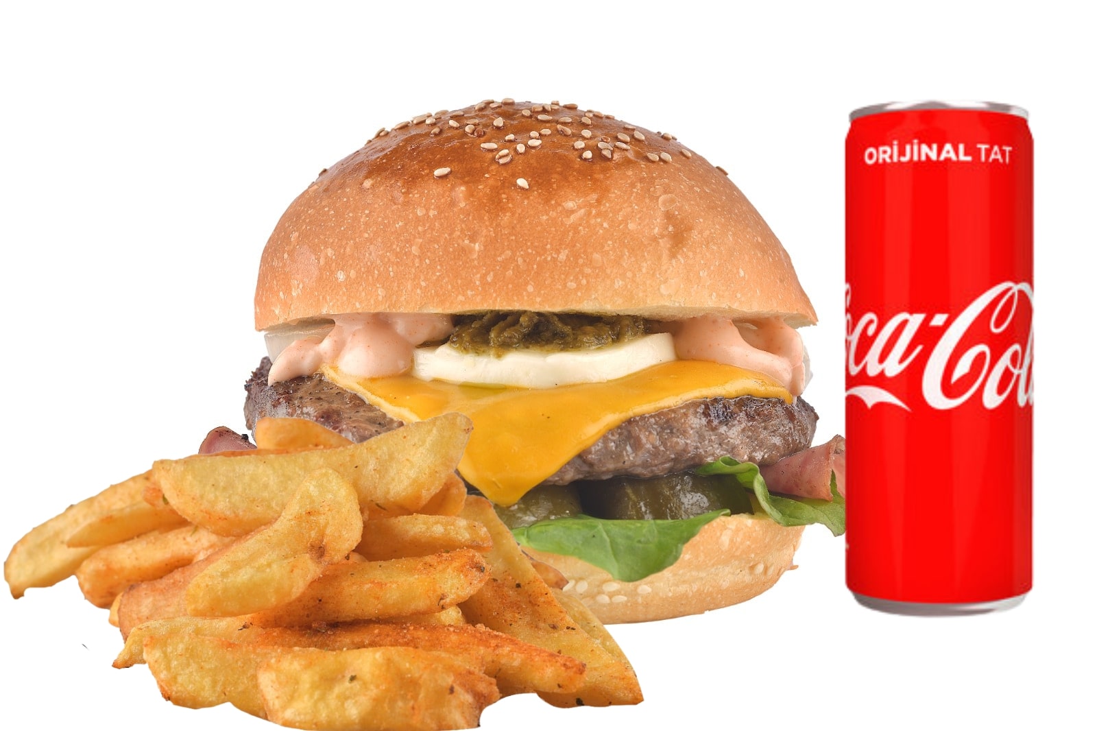 Cow Burger Menü