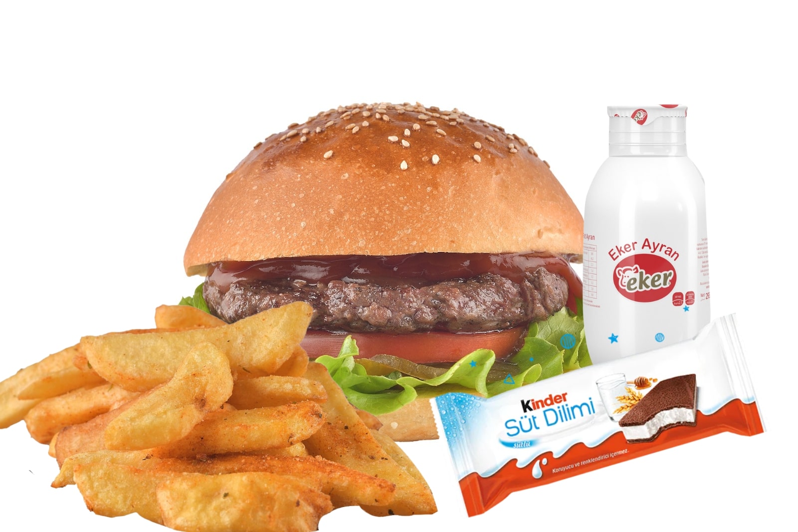 Kids Burger Menü 